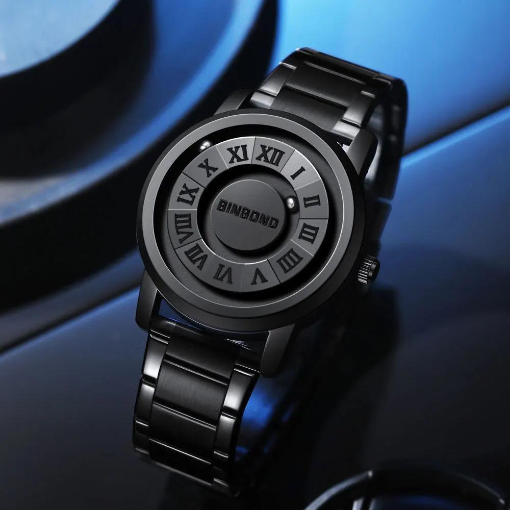 Magnetic Quartz Dial Stainless Steel Watch