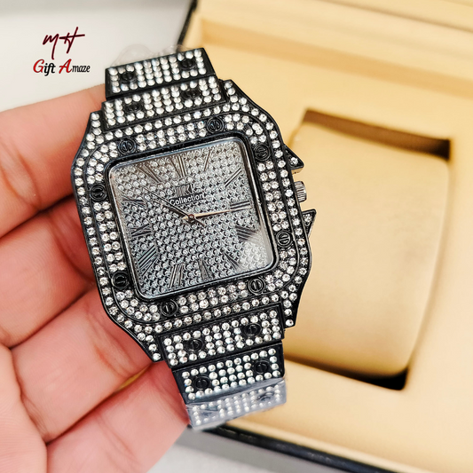 Luxury Moissanite Design Iced Out Watch