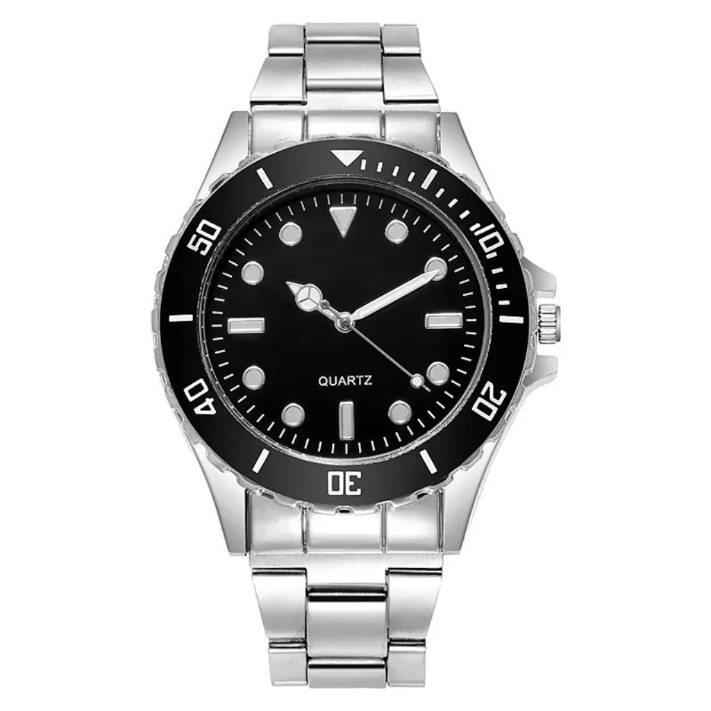 Premium Quality Stainless Steel Bezel Movement Watch