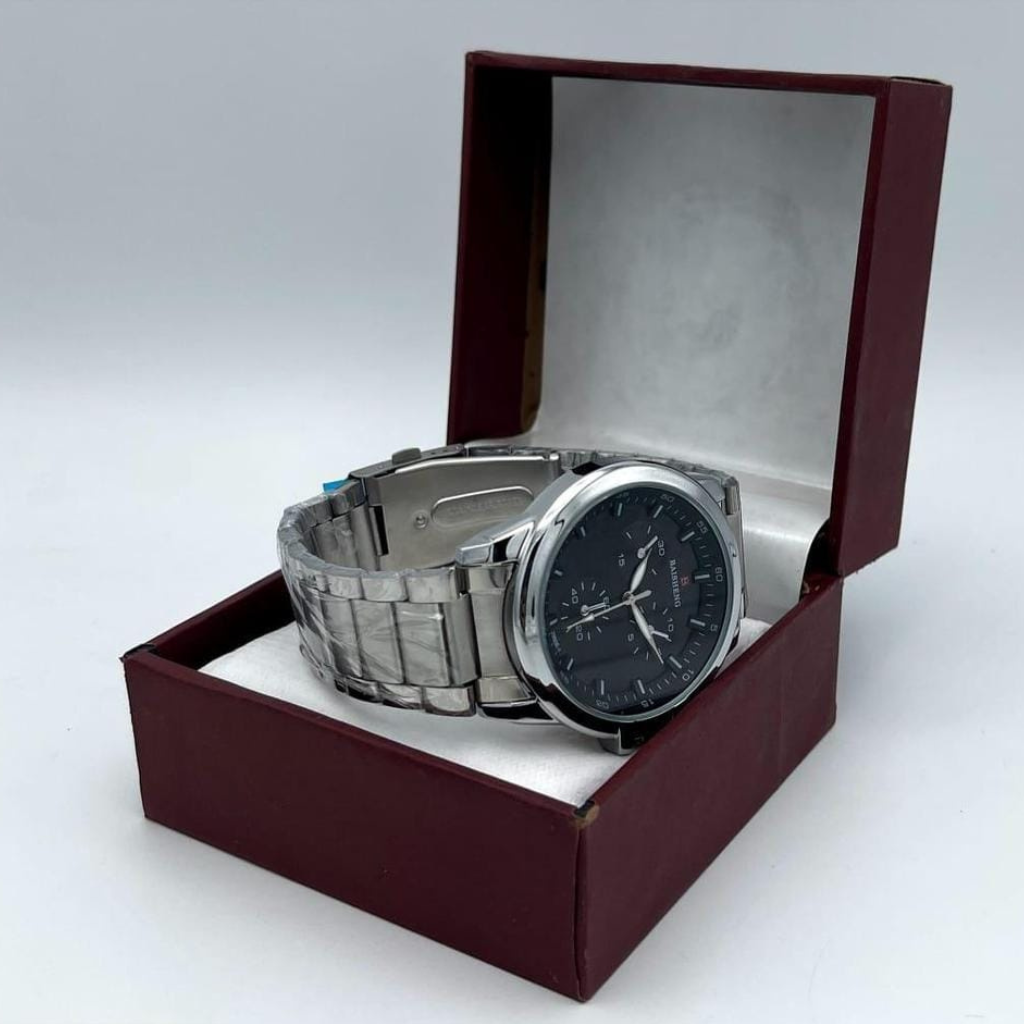 Luxury Men's Fashion Quartz Movement Stainless Steel Watch